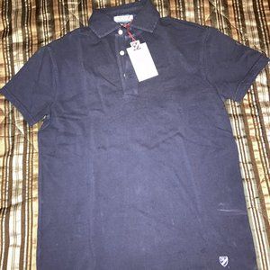 Cremieux Navy Blue Polo Shirt